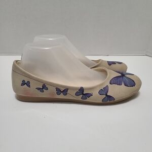 Goby Butterfly Multi Color Slip on Flats Size EUR 39 US 38‎
